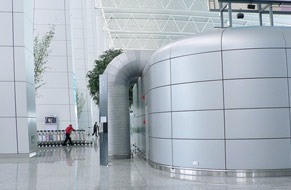 乐锶建材异形板机场应用